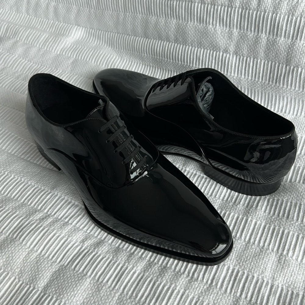 Suit Supply Italian Patent Tuxedo Shoe